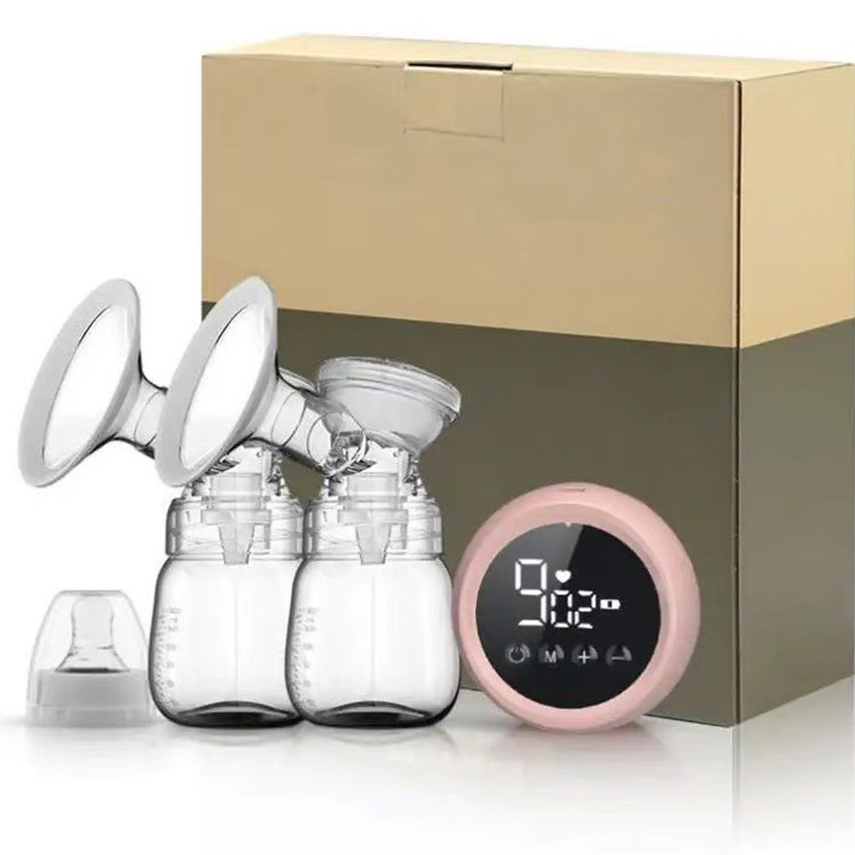 ONE PIXEL - Extractor De Leche Materna Doble Rosado ONE PIXEL