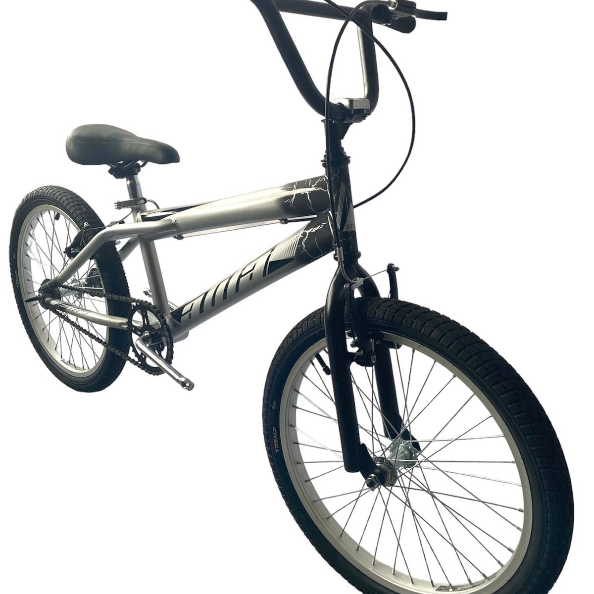 ATILA - Bicicleta Cross Tipo Bmx Atila Rin 20 Para Niños-Gris