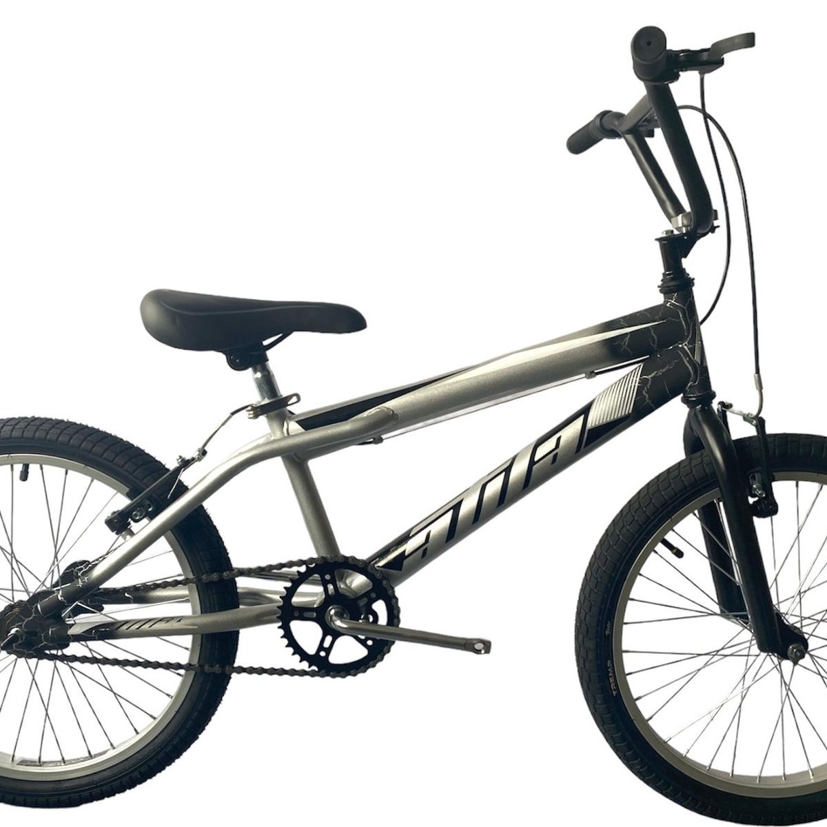 ATILA - Bicicleta Cross Tipo Bmx Atila Rin 20 Para Niños-Gris