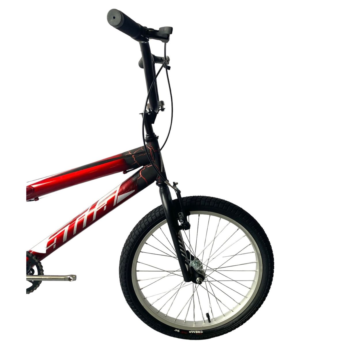 ATILA - Bicicleta Cross Tipo Bmx Atila Rin 20 Para Niños-Rojo