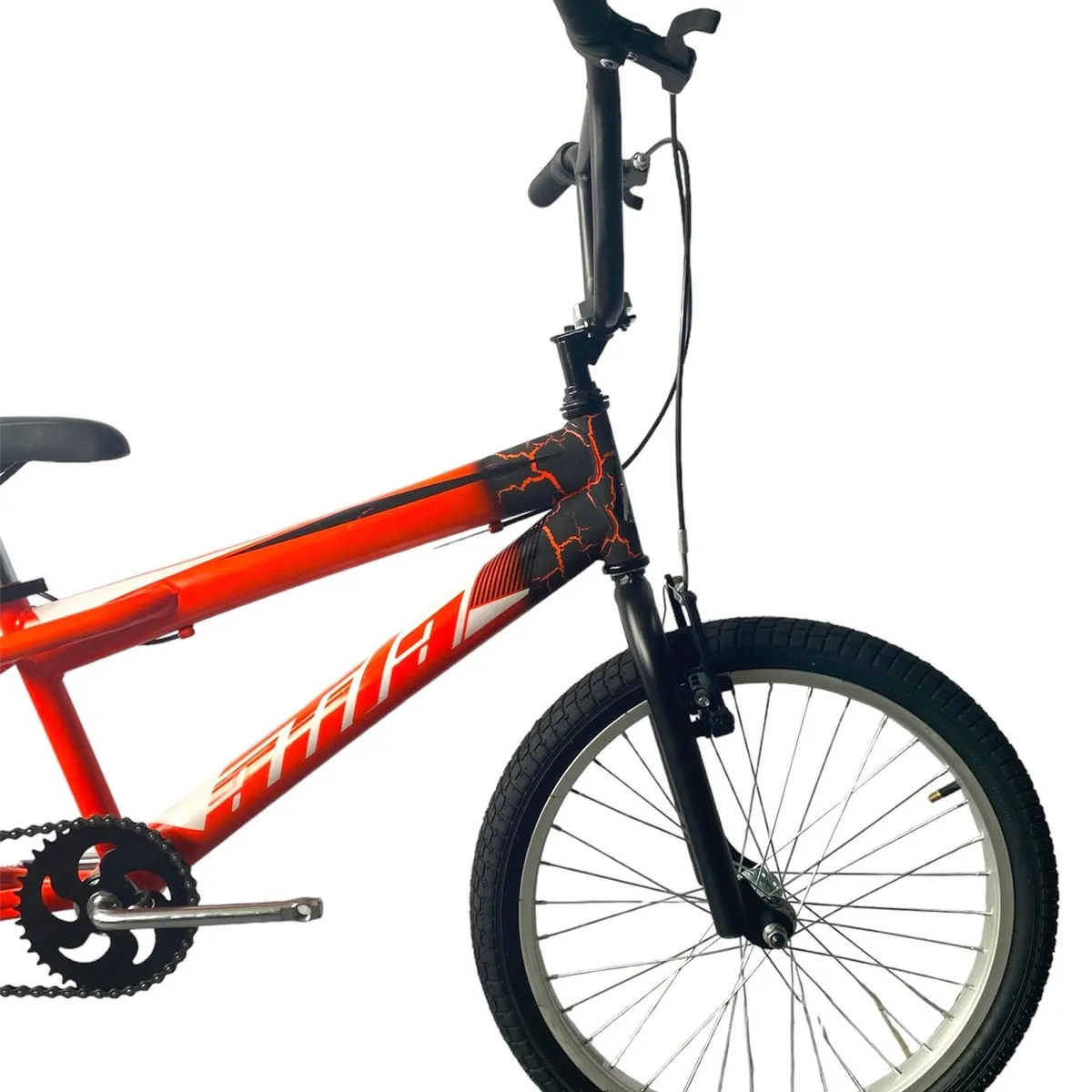 ATILA - Bicicleta Cross Tipo Bmx Atila Rin 20 Para Niños-Naranja