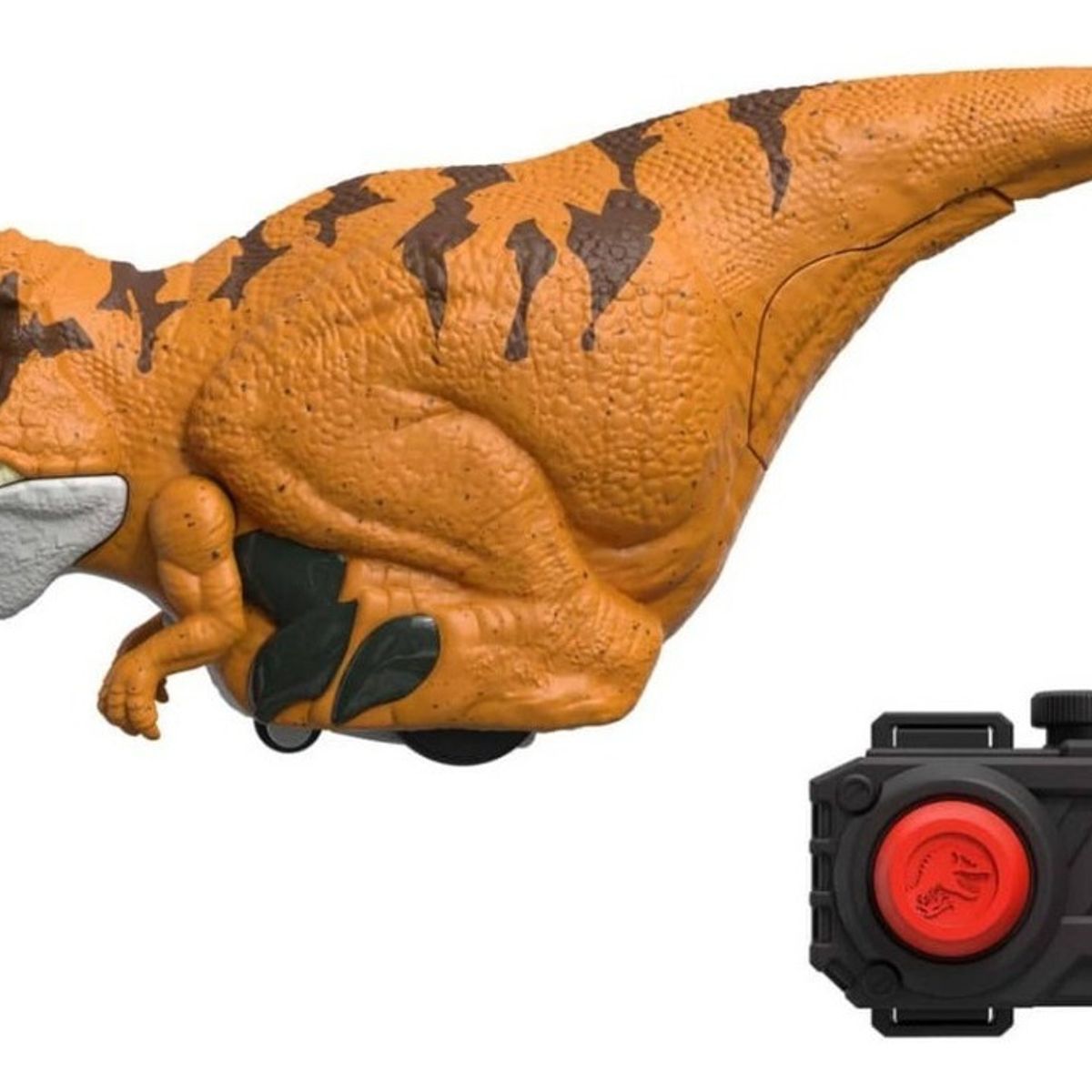 JURASSIC WORLD - Dinosaurio Click Tracker Atrociraptor Orange- Jurassic World