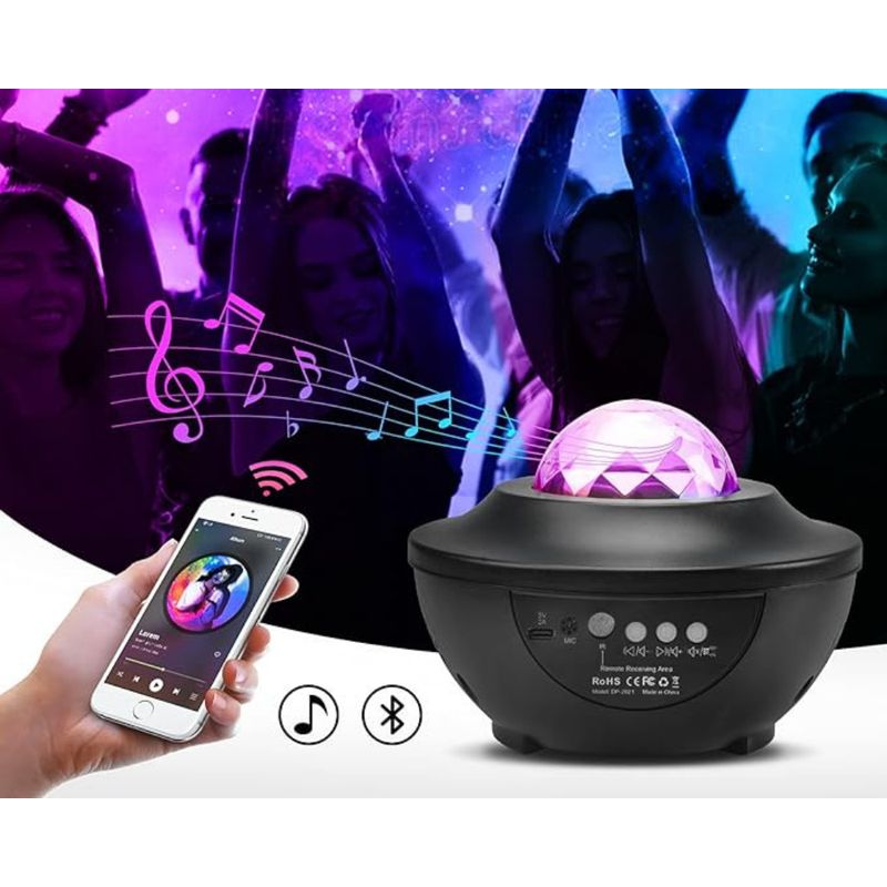 GENERICO - Proyector De Luz Starry  Bluetooth USB