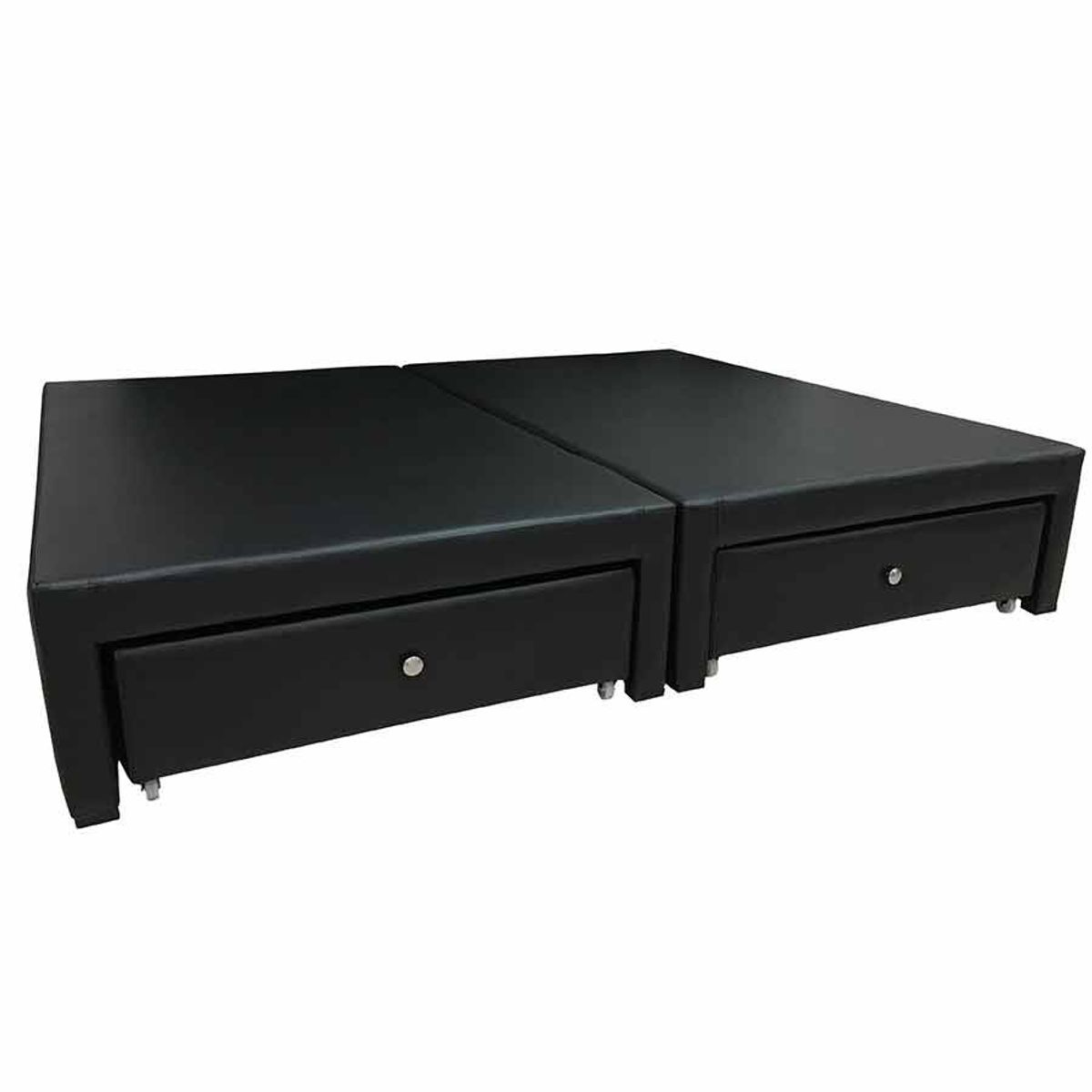 PLUMA HOME - BASECAMA  con 2 CAJONES - Estilo Romano - Doble