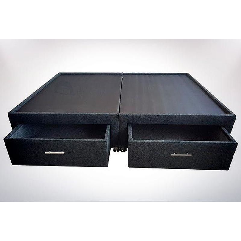 PLUMA HOME - BASECAMA  con 2 CAJONES - Estilo Romano - Doble