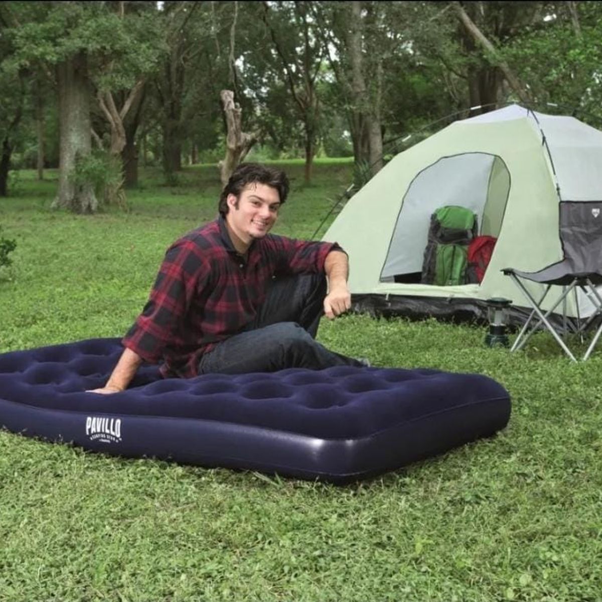 BESTWAY - Colchón Inflable Sencillo Bestway De 188x99x22 Cm Color Azul