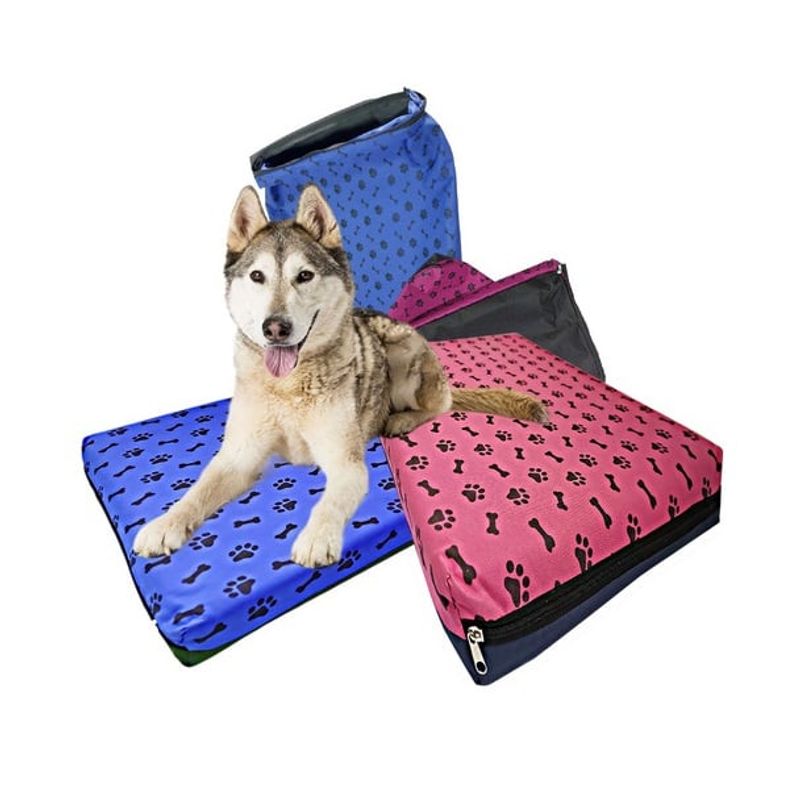 GENERICO - Kit Colchoneta Mascota + Forro Repuesto 100x60cm Cama Perros Hembra