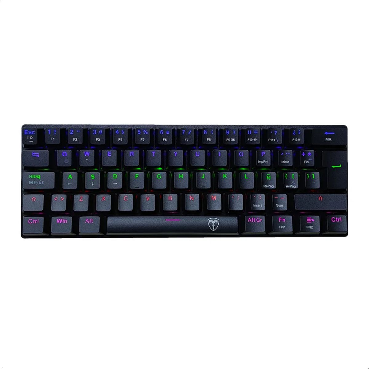 T DAGGER - Teclado Gamer Mecánico T-DAGGER T-TGK321 Arena 60% Compacto Negro