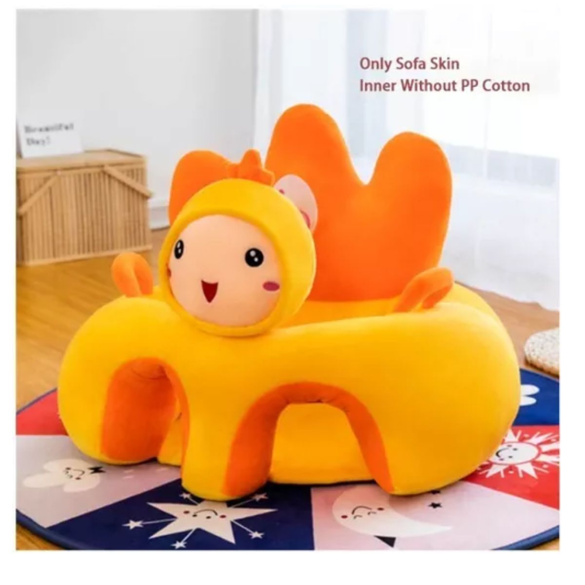 KIDSHOP - Cojin Almohada Para Sentar Al Bebé Animales Pollito JQ-3
