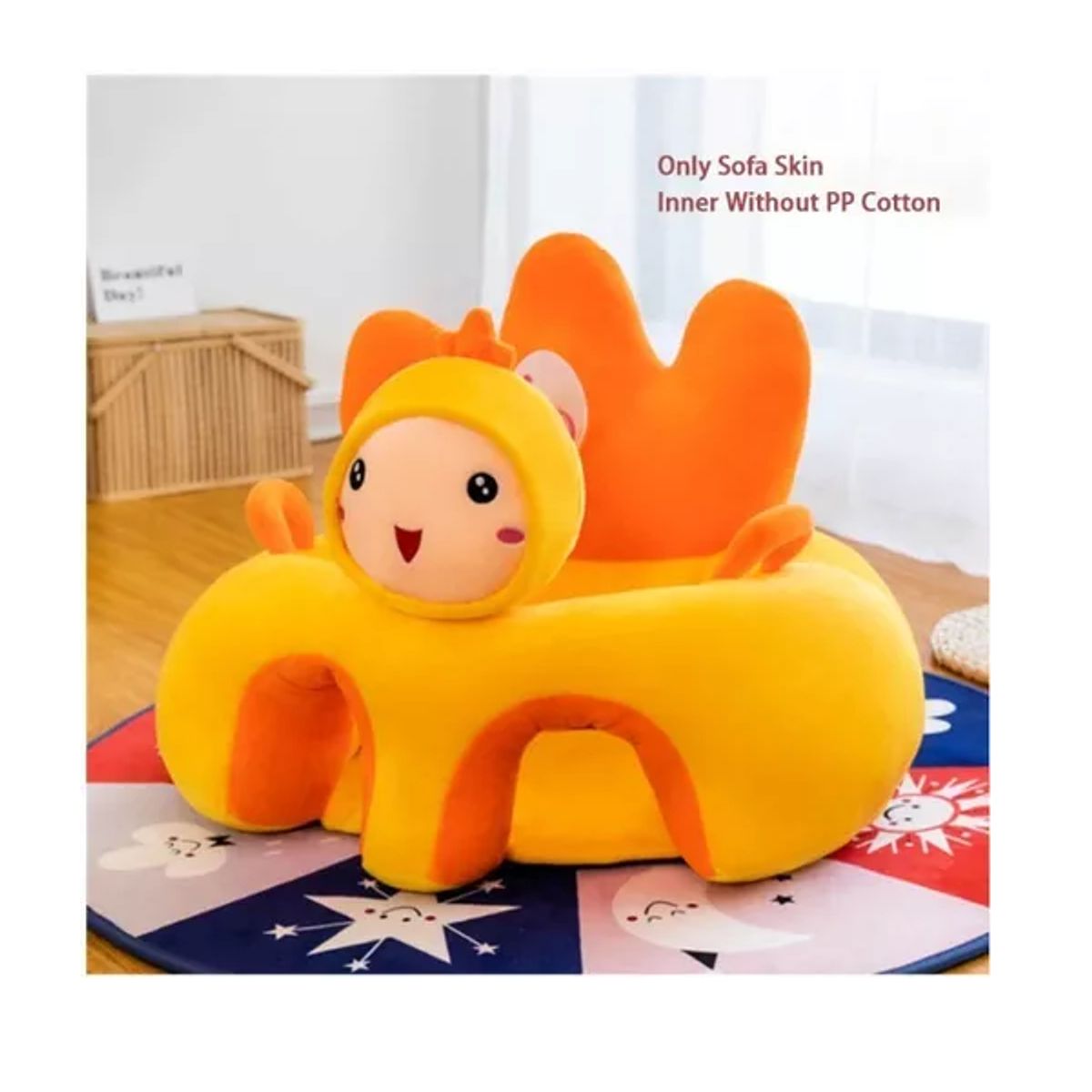 KIDSHOP - Cojin Almohada Para Sentar Al Bebé Animales Pollito JQ-3