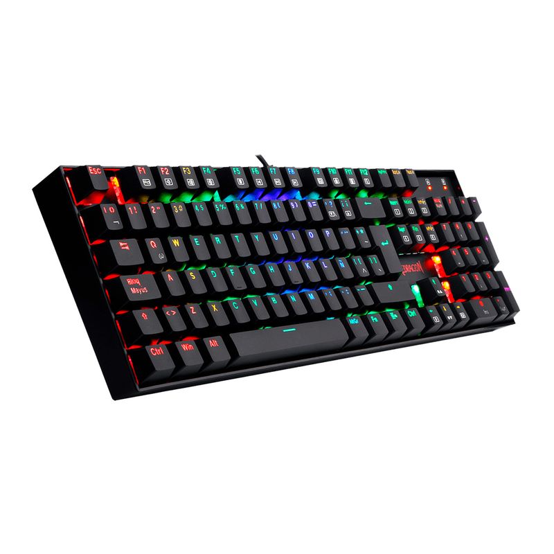 REDRAGON - Teclado Gamer Mecánico Redragon K551 Mitra Iluminación RGB