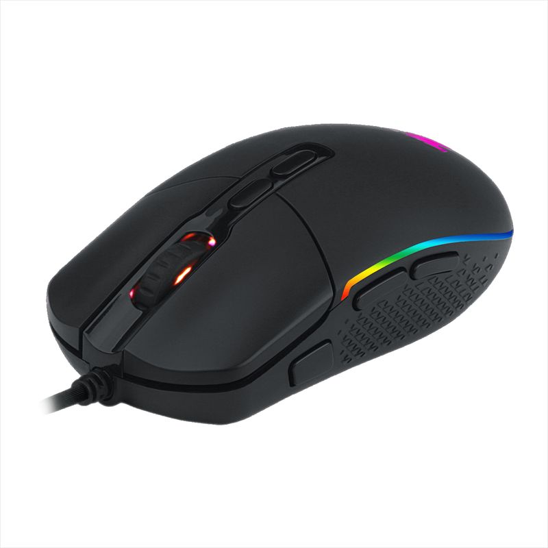 REDRAGON - Mouse Gamer Redragon M719-rgb Invader, 10.000dpi, 8 Botones