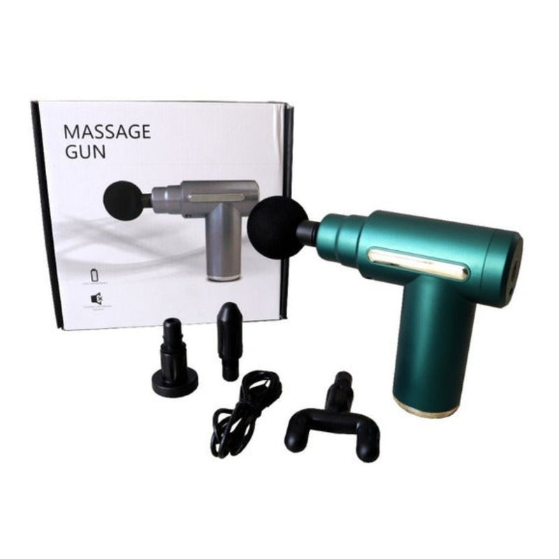 GENERICO - Mini Pistola Masaje Muscular Profesional + 4 Accesorios