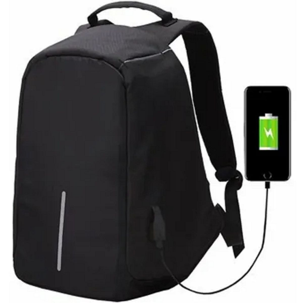 GENERICO - Maleta Antirrobo Morral Con Puerto Y Cable Usb Impermeable