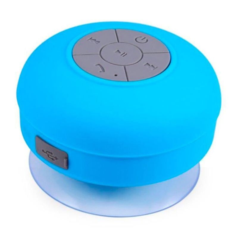 GENERICO - Parlante Bluetooth para Ducha Resistente Al Agua azul