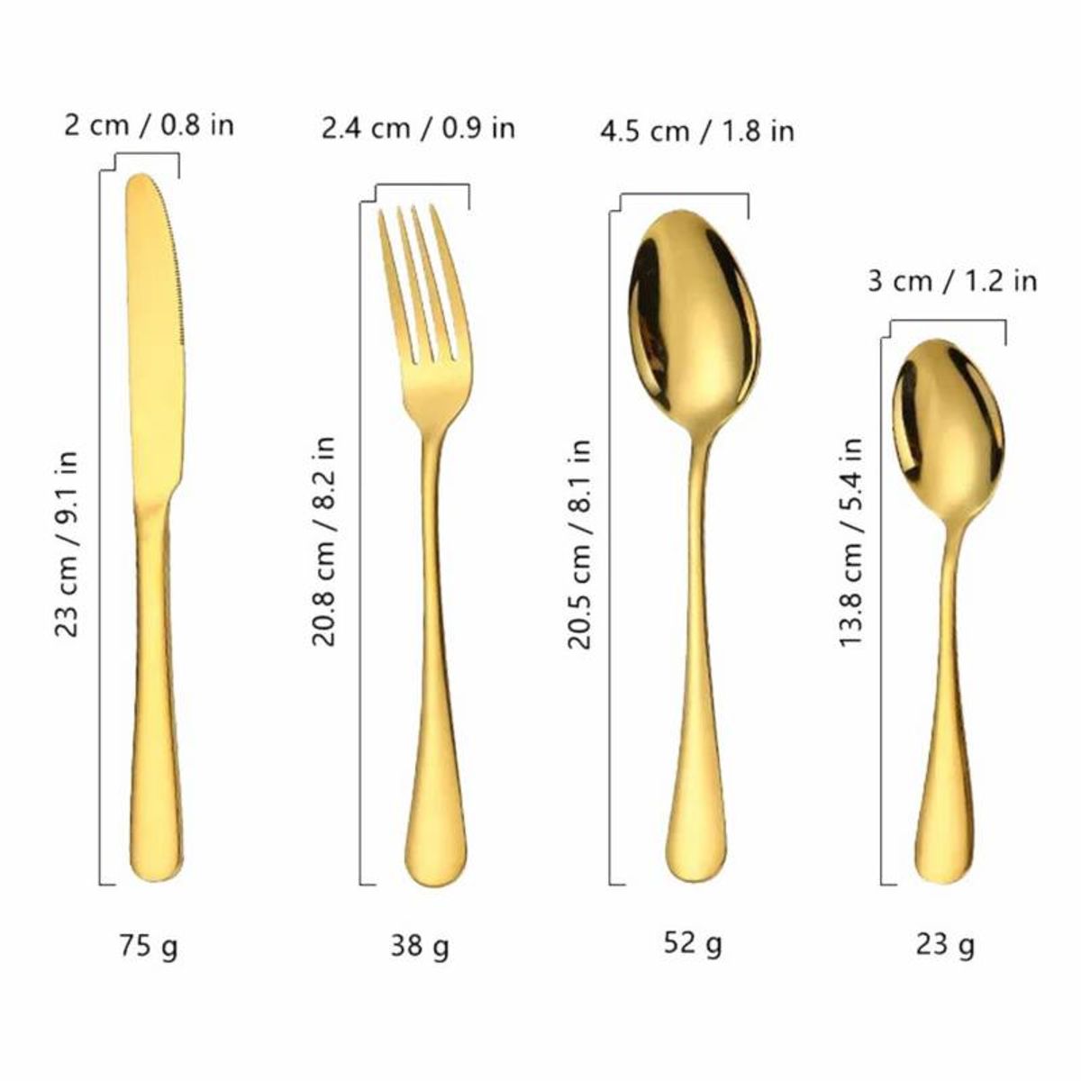 CUBITT - Juego Cubiertos Lujo Set 24 Piezas Acero Inoxidable 24pc