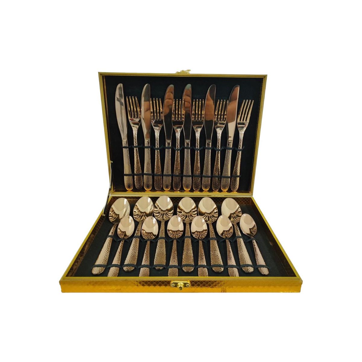 19V69 ITALIA - Juego De Cubiertos 24 Piezas Cucharas Cuchillos Tenedores De Lujo