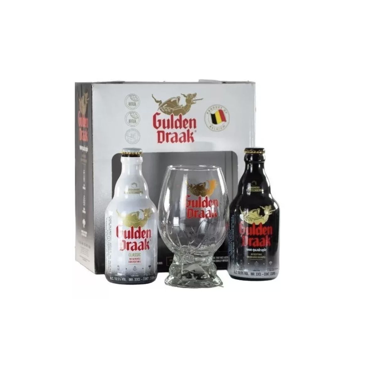 GENERICO - Estuche De Cerveza Gulden Draak + Copa