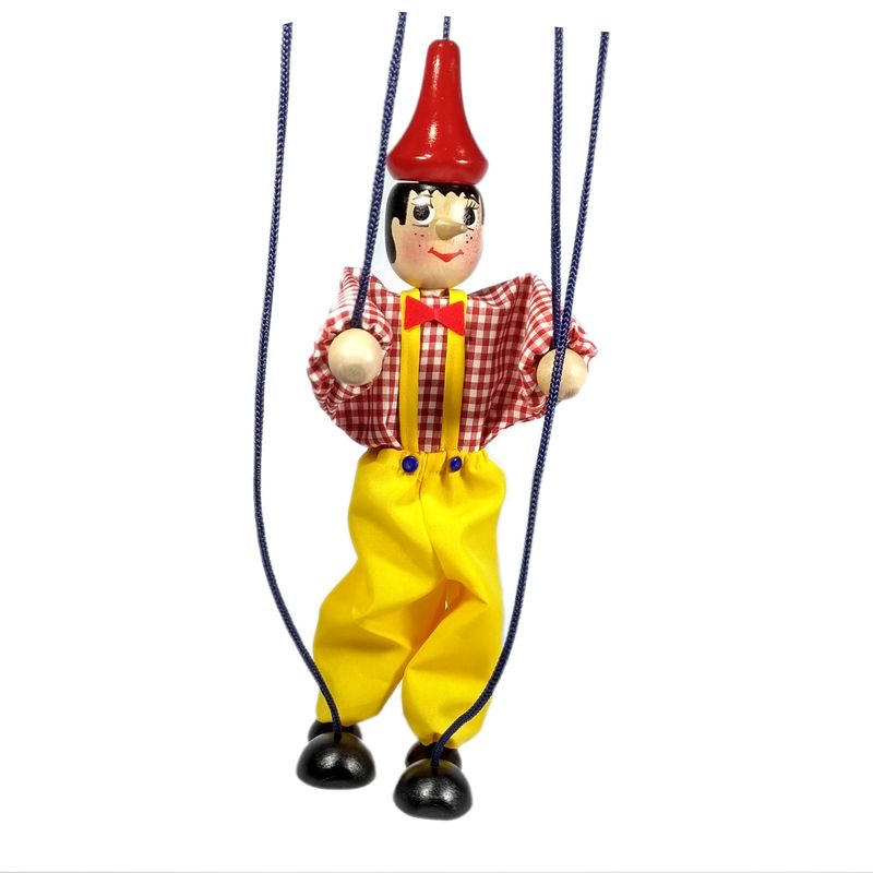 MAFEGO - Marioneta Pinocho En Madera - Juguete Didáctico Mafego