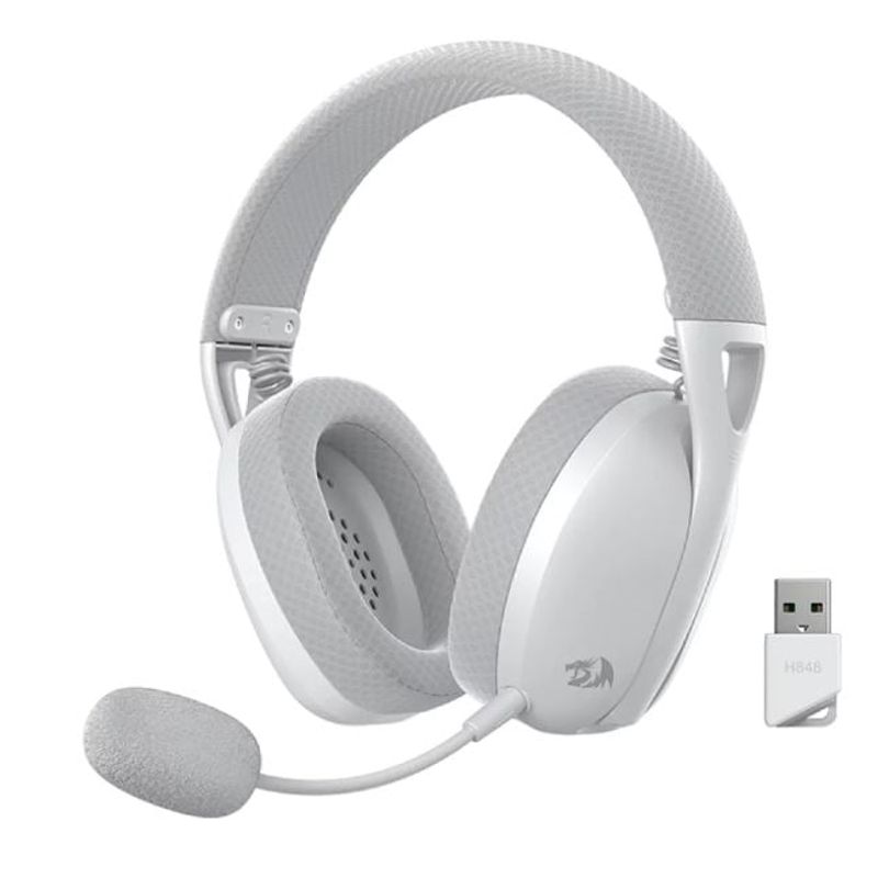 REDRAGON - Audifono Redragon Ire Pro H848 Gris Inalámbrico 2.4 y BT