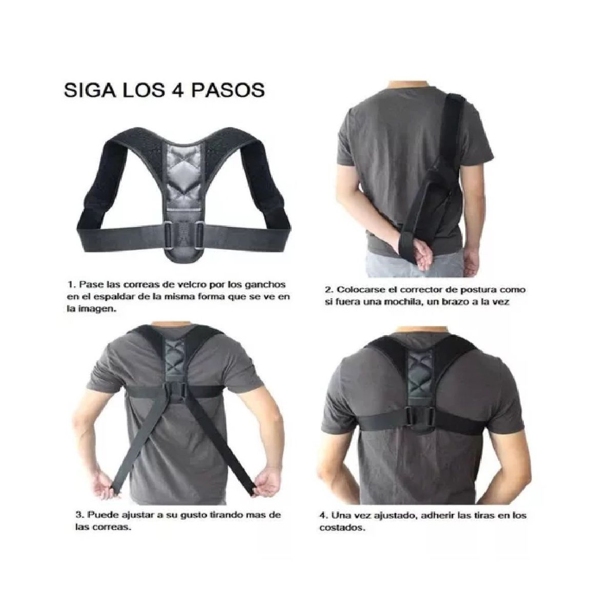 SKY - Corrector De Postura Energía Magnética Unisex