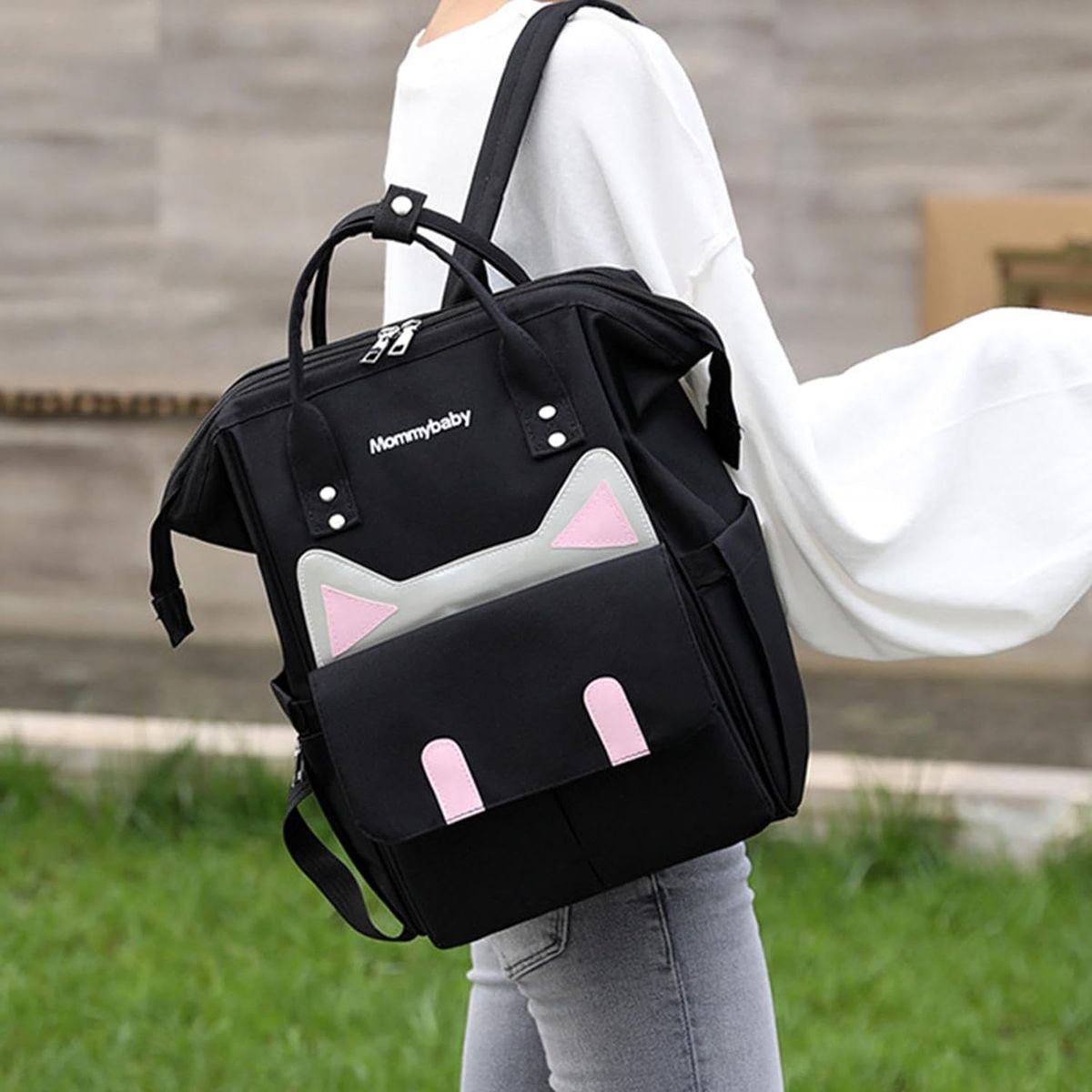 GENERICO - Bolso Pañalera Bebe Grande Importada Multifuncional Morral