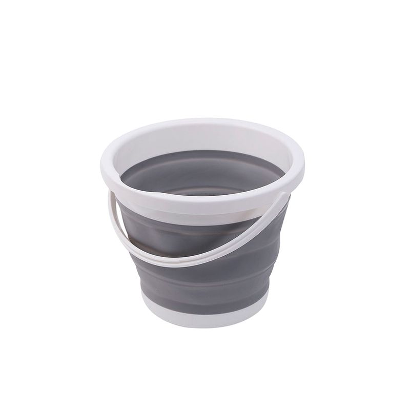 TRIPLE CLEAN - Balde plegable retractil ahorrador de espacio 10 lts