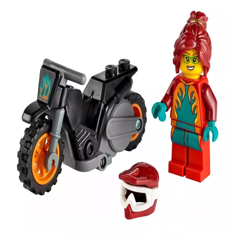 LEGO - Lego City 60311 Fire Stunt Bike Moto De Acrobacias