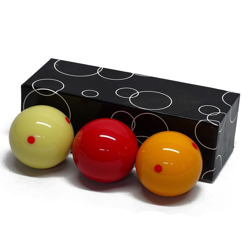 GENERICO - juego 3 bolas de billar 3 bandas carambola de lujo