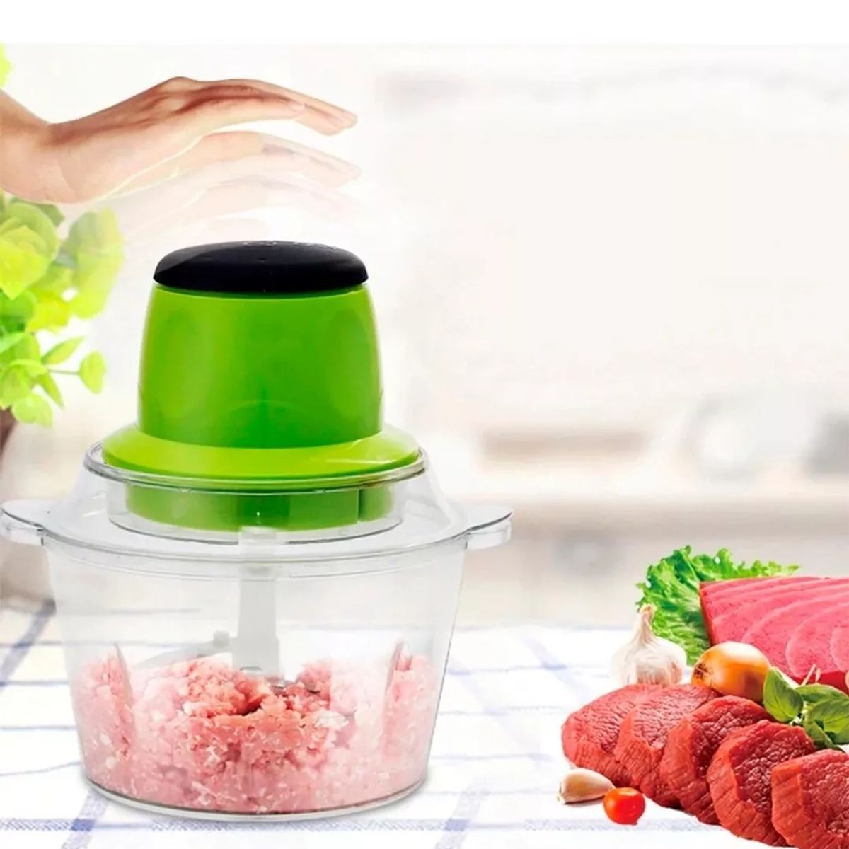 GENERICO - Picatodo Eléctrico - Tritura Muele y Mezcla Alimentos y Carne