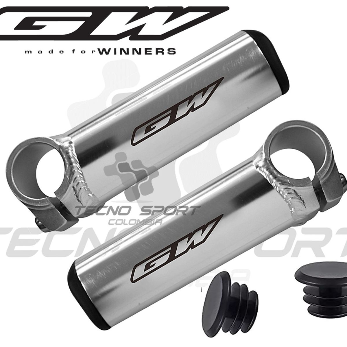 GW - Cachos Extencion De Manubrio Gw Para Bicicleta Mtb