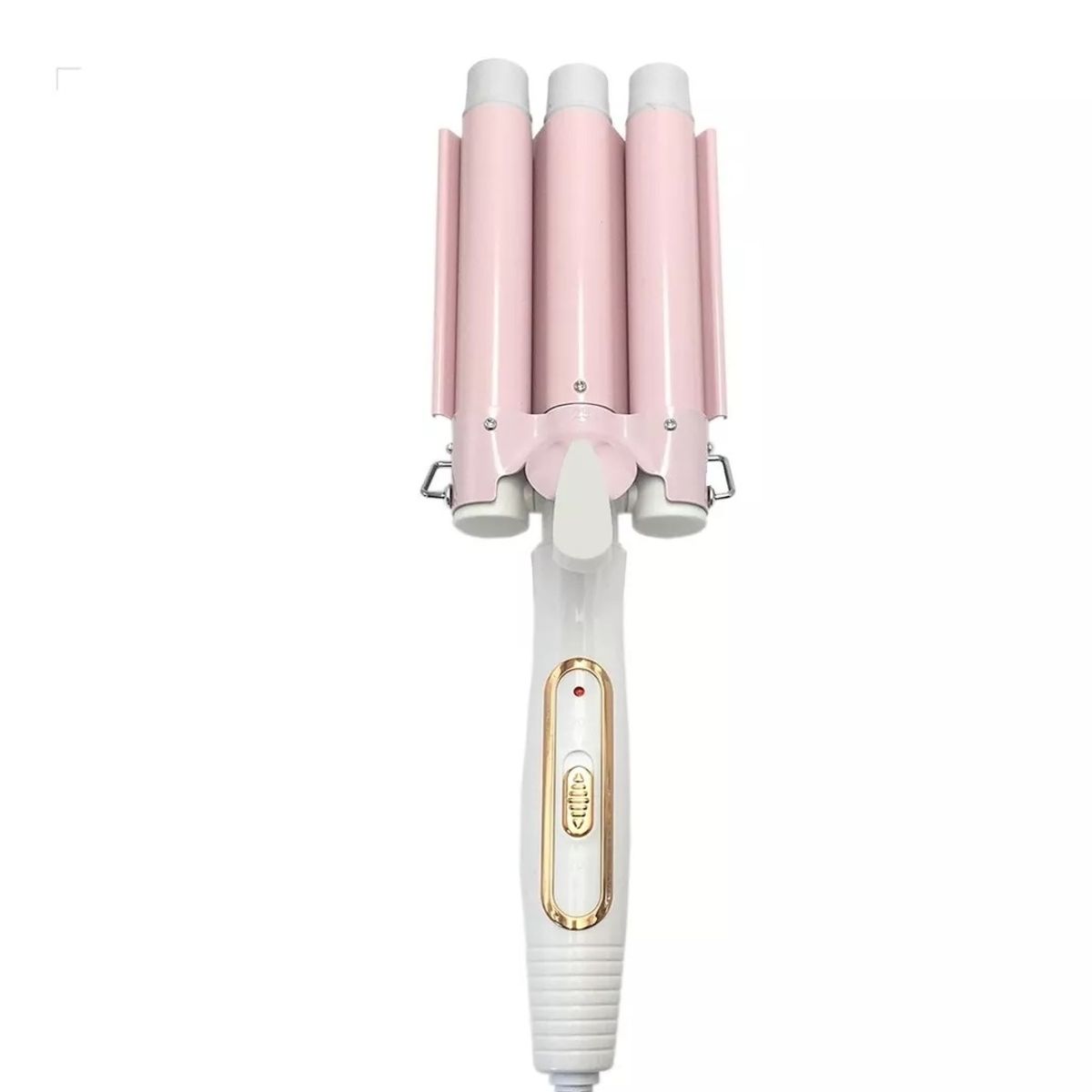 GENERICO - Rizadora Onduladora para Cabello - Bucle de 3 Tubos, Estilo Sirena