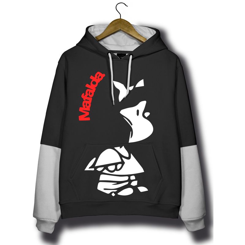 SEVEN ONE - HOODIE CASUAL CON ESTAMPADO SEVEN ONE - DAMA
