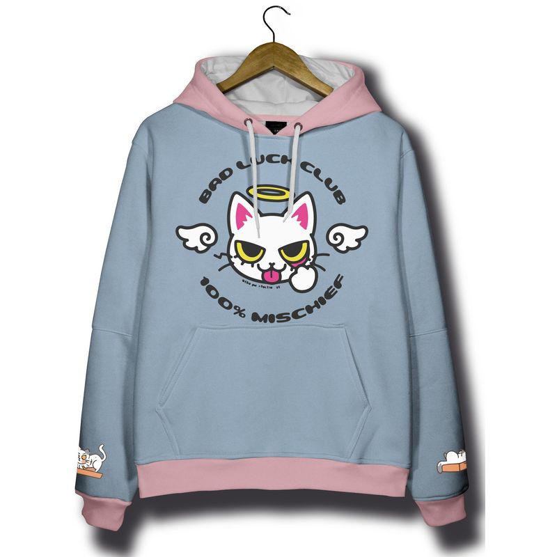 SEVEN ONE - HOODIE CASUAL CON ESTAMPADO SEVEN ONE - DAMA