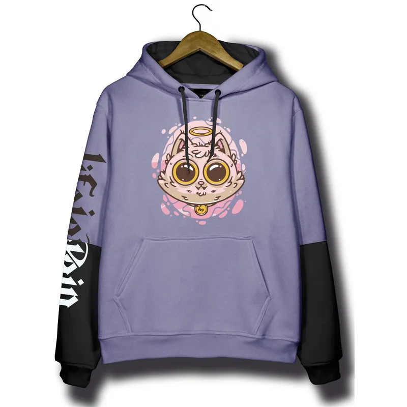 SEVEN ONE - HOODIE CASUAL CON ESTAMPADO SEVEN ONE - DAMA