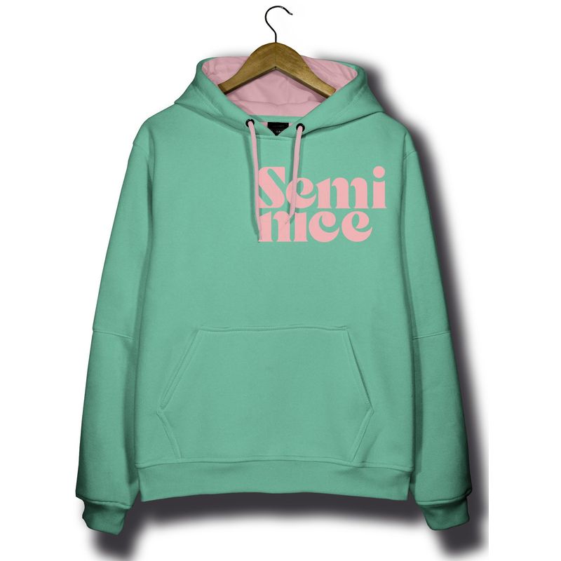 SEVEN ONE - HOODIE CASUAL CON ESTAMPADO SEVEN ONE - DAMA
