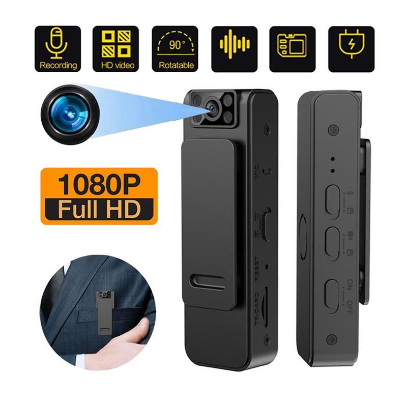 GENERICO - Camara Corporal Tipo clip wifi hd