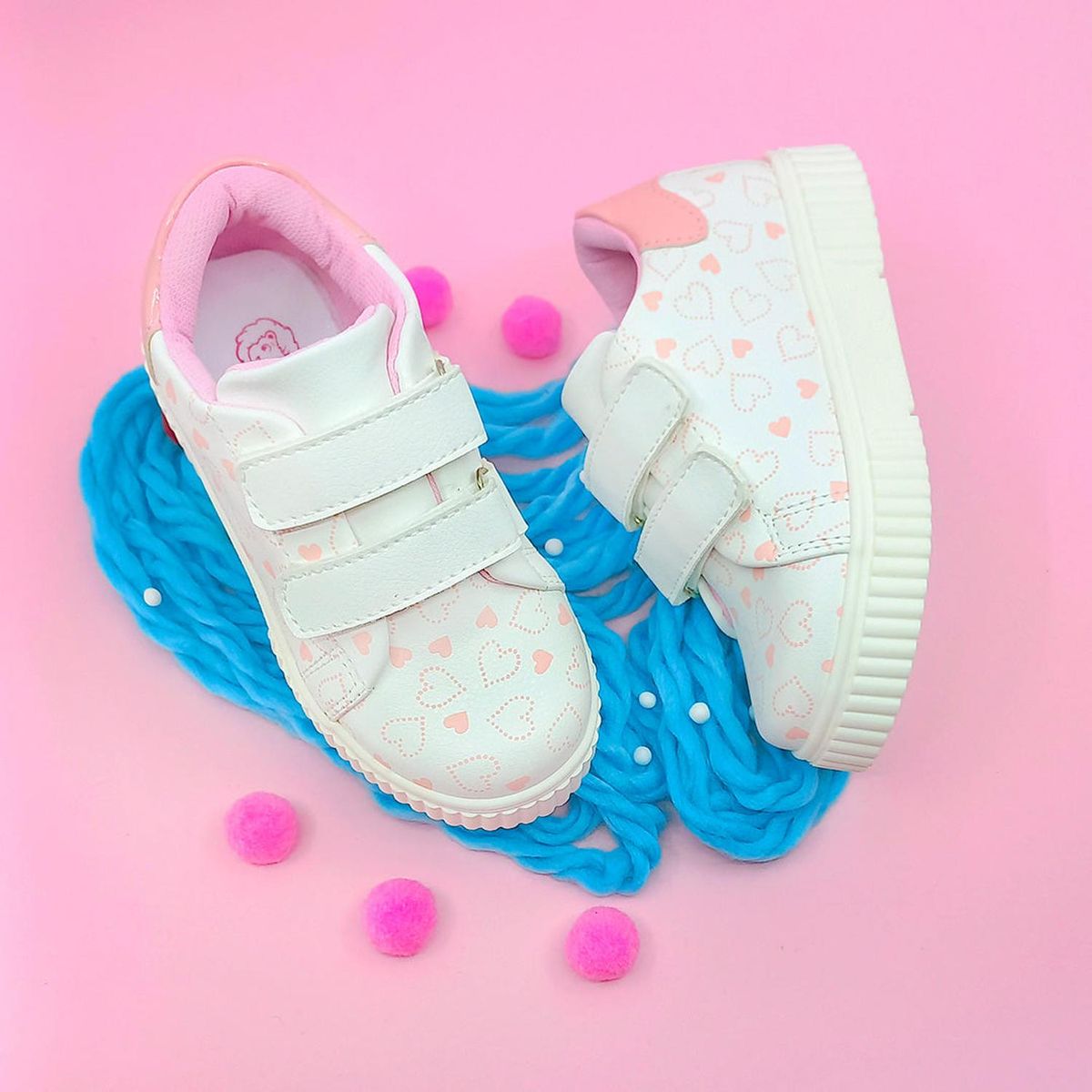 PAPOS - Zapatos Casuales para Niñas Amor Rosa_.