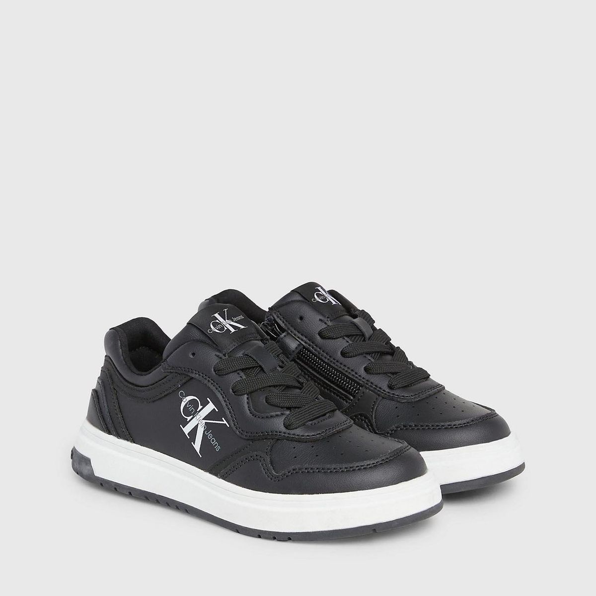 CALVIN KLEIN - Tenis Negro Con Punta Redonda Para Niño Calvin Klein