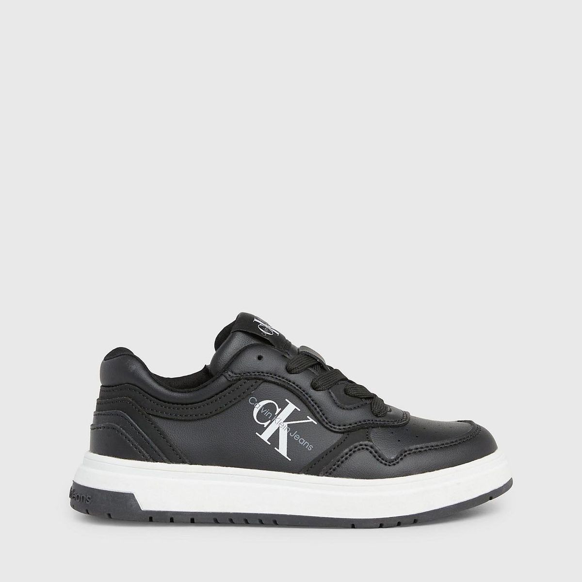 CALVIN KLEIN - Tenis Negro Con Punta Redonda Para Niño Calvin Klein