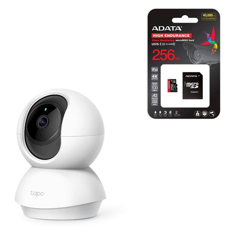 TP LINK - Tp-link Tapo C210 Camara De Seguridad 360º Wifi 2k + 256GB