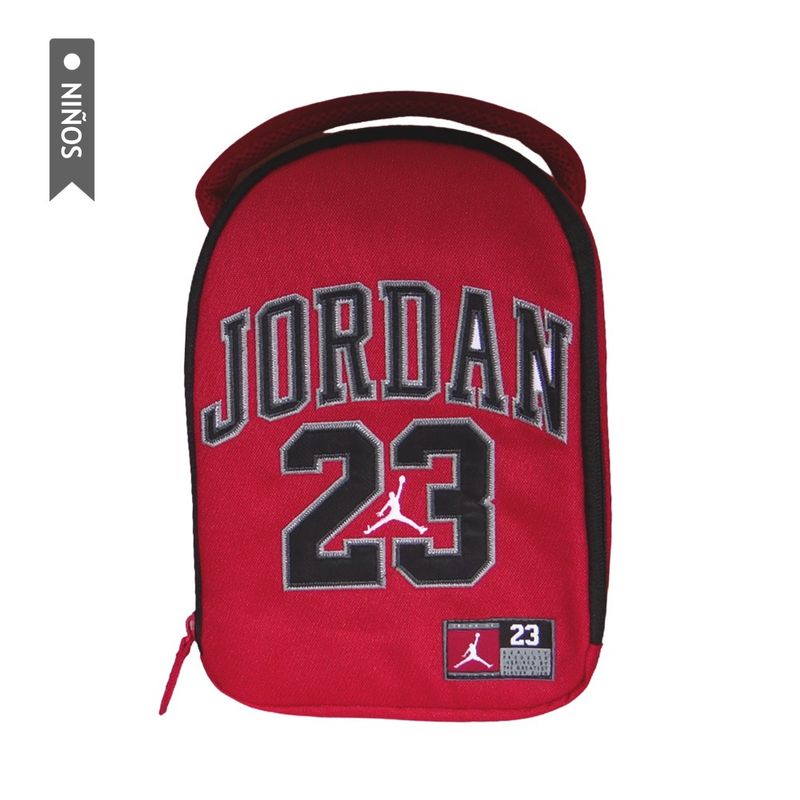 NIKE - Lonchera Nike Jordan Jersey Lunch Niños-Rojo