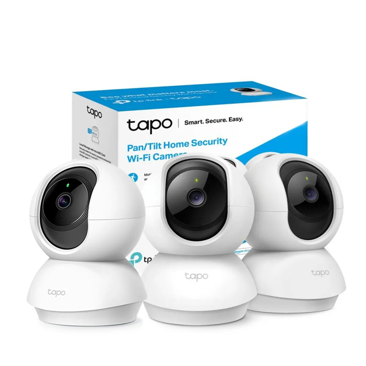 TP LINK - Tp-link Tapo C210 Camara De Seguridad Wifi 2k X3 Unidades