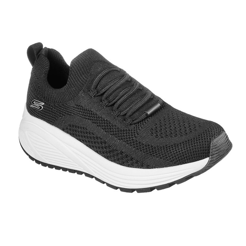 SKECHERS - TENIS SKECHERS NEGRO PARA DAMA SK BOBS SPARROW 20 ALLEGIANCE CREW BLACK 117027BLK