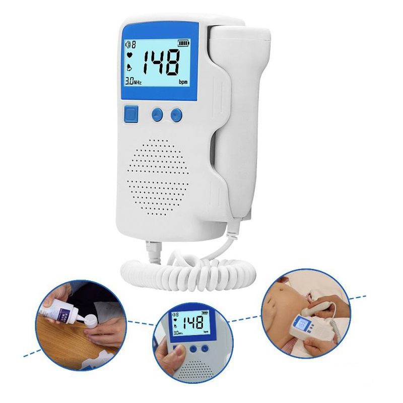 GENERICO - Doppler Ultrasonido Embarazo Fetal Sonda de 3Mhz