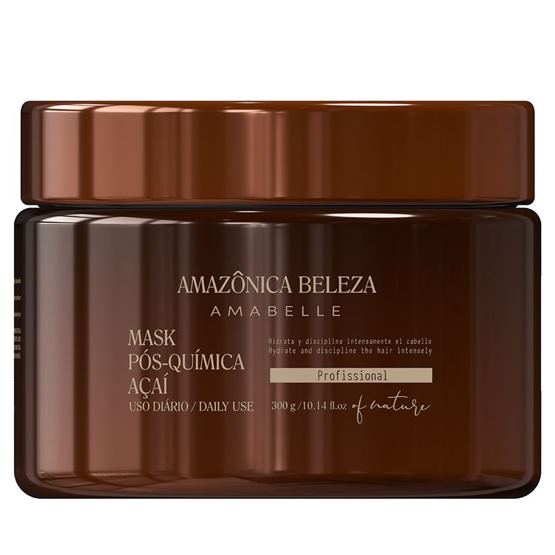 AMAZONICA BELEZA - MASCARILLA POST QUIMICA ACAÌ 300ML HIDRATACION