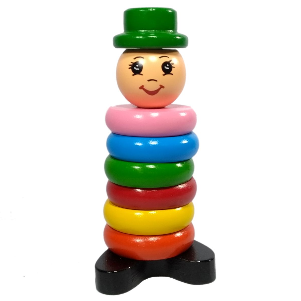 MAFEGO - Torre De Ensarte Payaso Gusano Mafego Didácticos Montessori