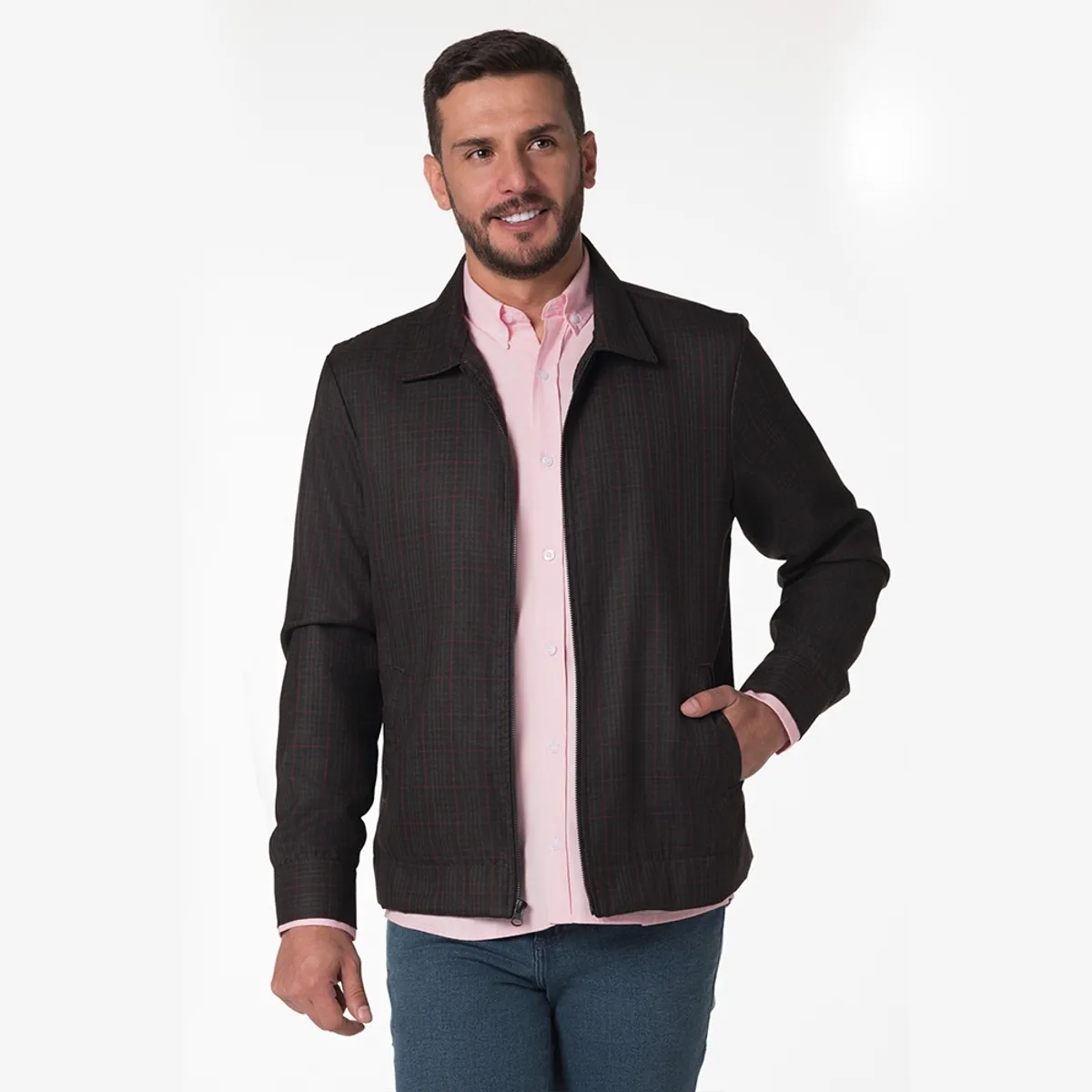 LEC LEE - CHAQUETA CUADROS PARA HOMBRE LEC LEE - CAF?
