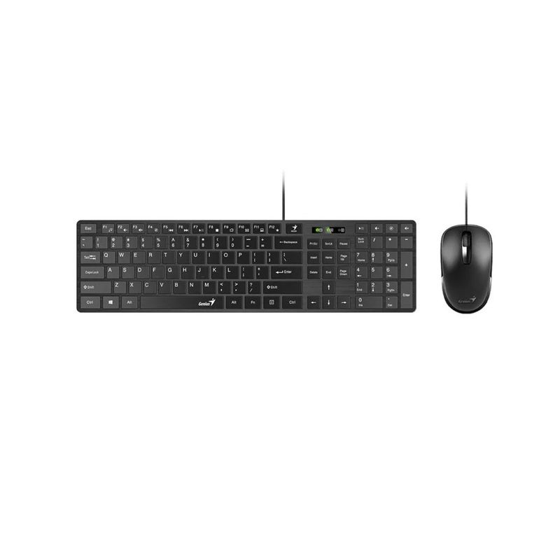 GENIUS - COMBO GENIUS C126 ALAMBRICO USB SLIMSTAR