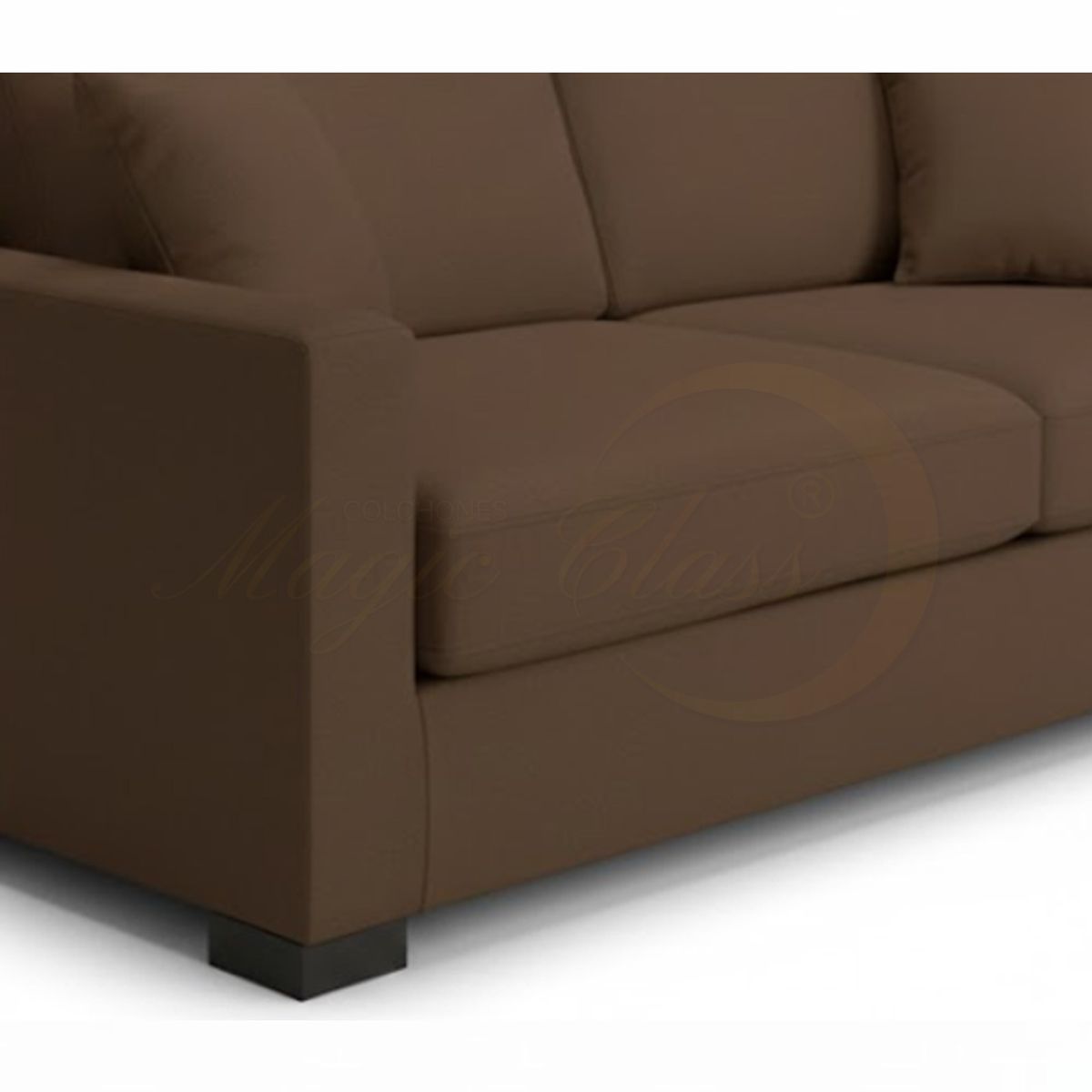 MAGIC CLASS - SOFÁ MODERNO MÚNICH ECOCUERO CAFÉ